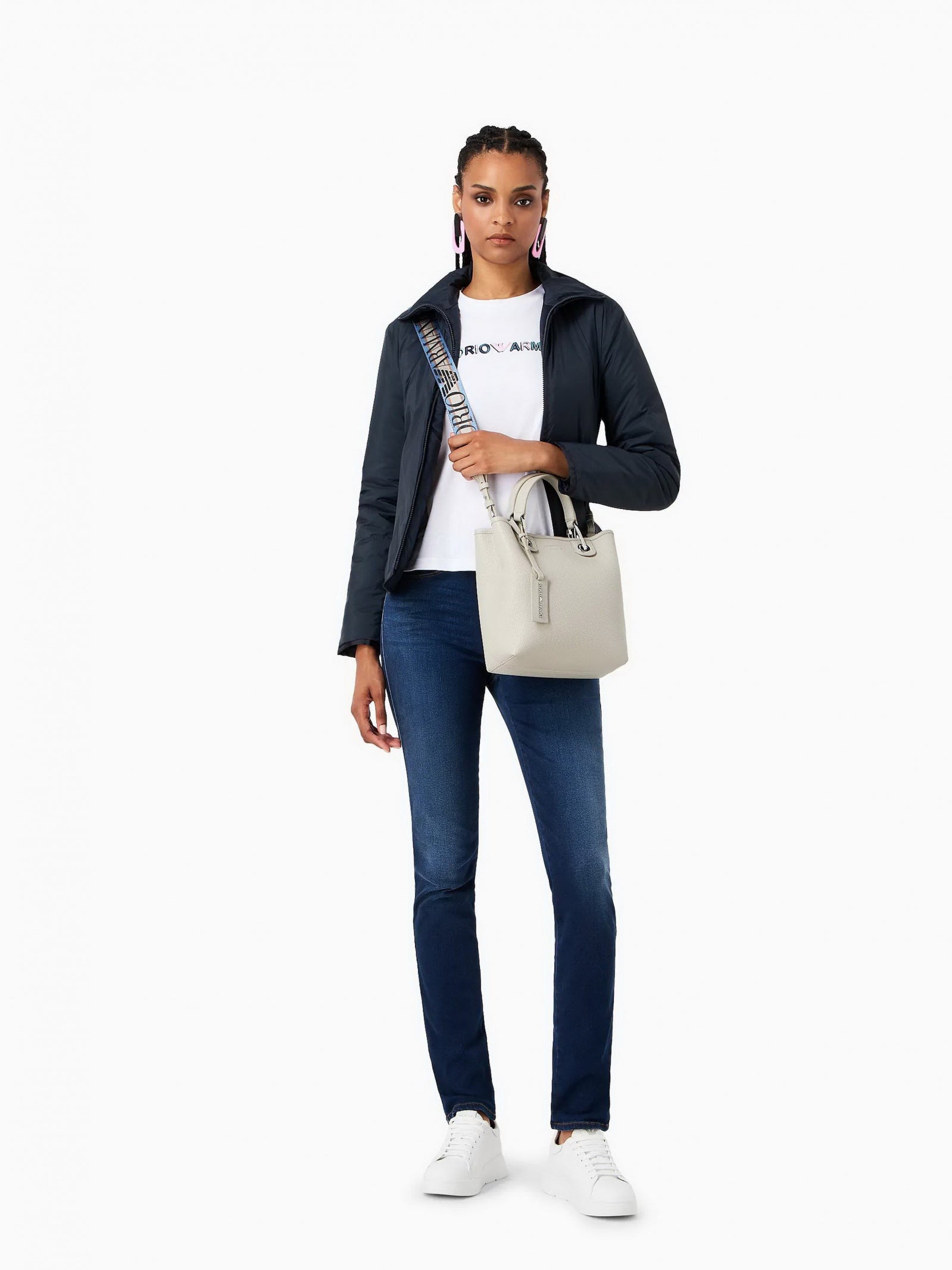 Jeans high waist skinny leg in denim 6R2J18 2DAXZ 0941 EMPORIO ARMANI Blue denim 