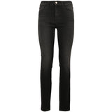Jeans a vita alta e gamba super skinny in denim stretch misto lyocell 6R2J20 2DAXZ 0005 EMPORIO ARMANI Black 