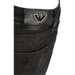 Jeans a vita alta e gamba super skinny in denim stretch misto lyocell 6R2J20 2DAXZ 0005 EMPORIO ARMANI Black 