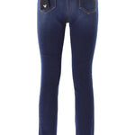 Jeans a vita alta e gamba super skinny in denim stretch misto lyocell 6R2J20 2DAXZ 0941 EMPORIO ARMANI Blue denim 