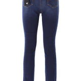 Jeans a vita alta e gamba super skinny in denim stretch misto lyocell 6R2J20 2DAXZ 0941 EMPORIO ARMANI Blue denim 