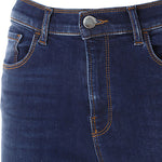 Jeans a vita alta e gamba super skinny in denim stretch misto lyocell 6R2J20 2DAXZ 0941 EMPORIO ARMANI Blue denim 