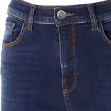 Jeans a vita alta e gamba super skinny in denim stretch misto lyocell 6R2J20 2DAXZ 0941 EMPORIO ARMANI Blue denim 