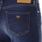 Jeans a vita alta e gamba super skinny in denim stretch misto lyocell 6R2J20 2DAXZ 0941 EMPORIO ARMANI Blue denim 