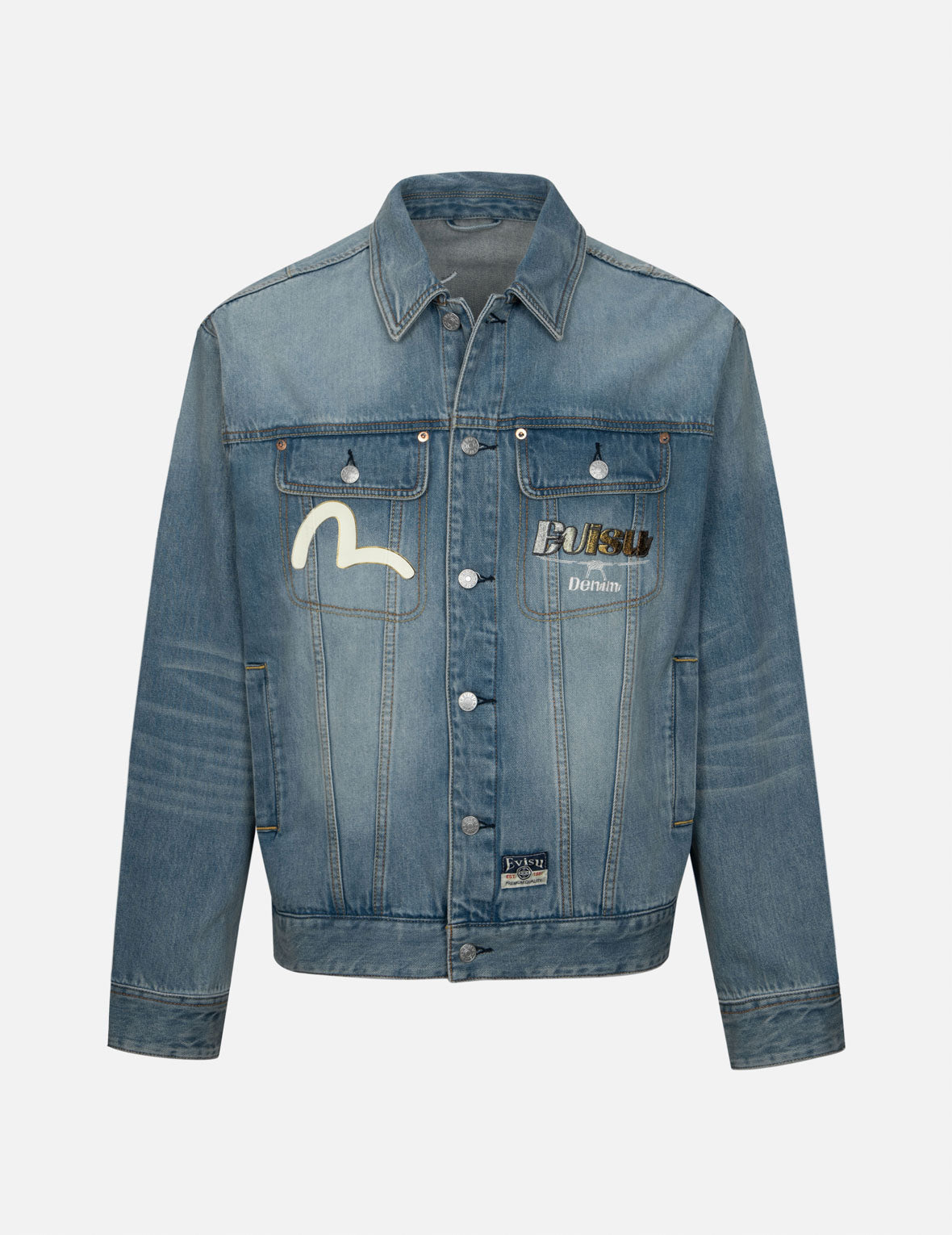 Giubbotto in jeans 2ESHTM4DJ1002 MTNIND EVISU Blue 