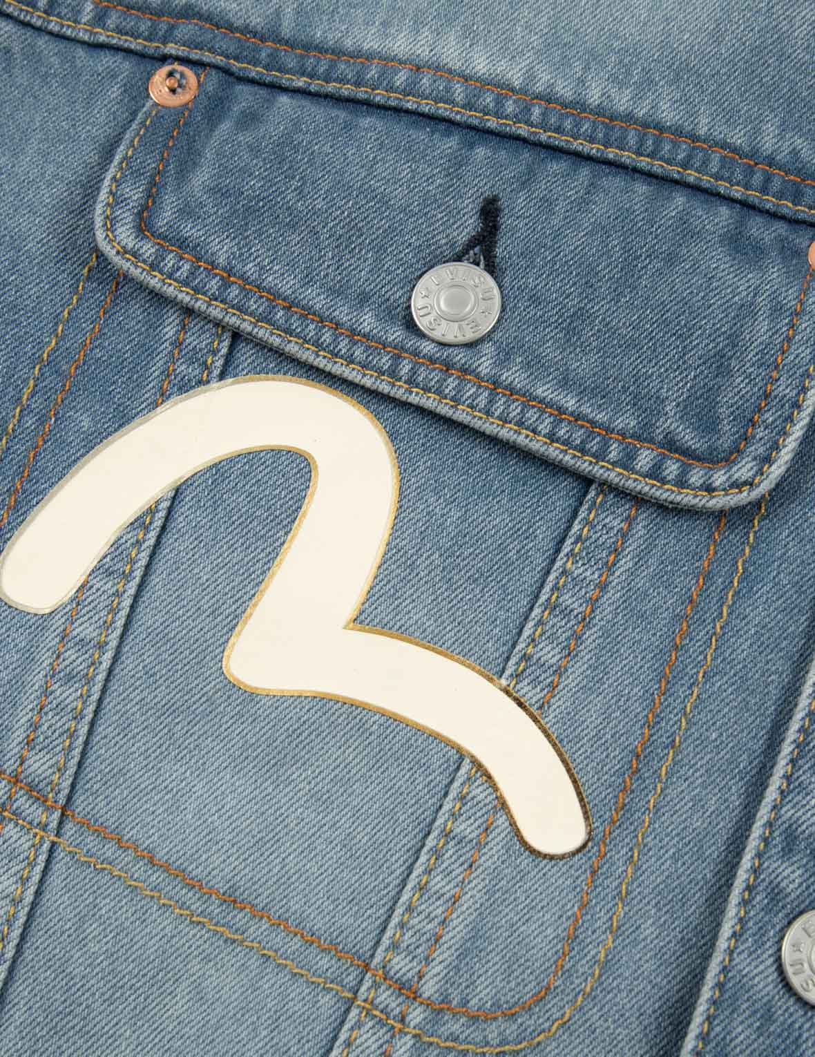 Giubbotto in jeans 2ESHTM4DJ1002 MTNIND EVISU Blue 