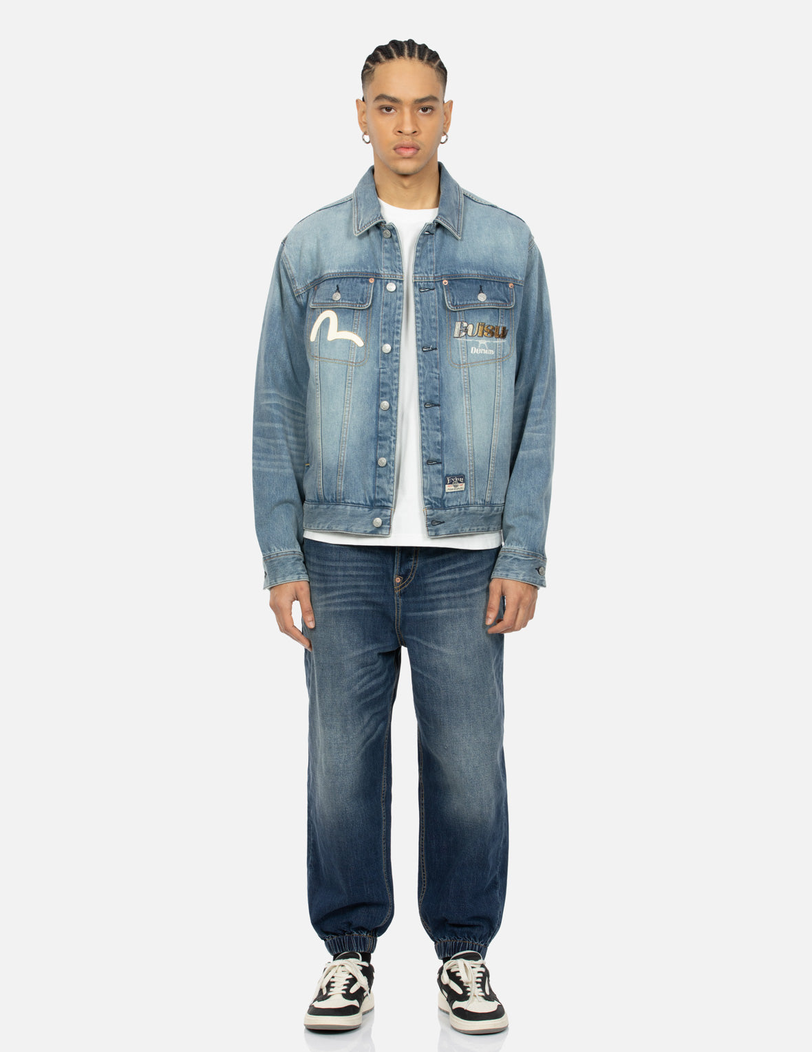 Giubbotto in jeans 2ESHTM4DJ1002 MTNIND EVISU Blue 