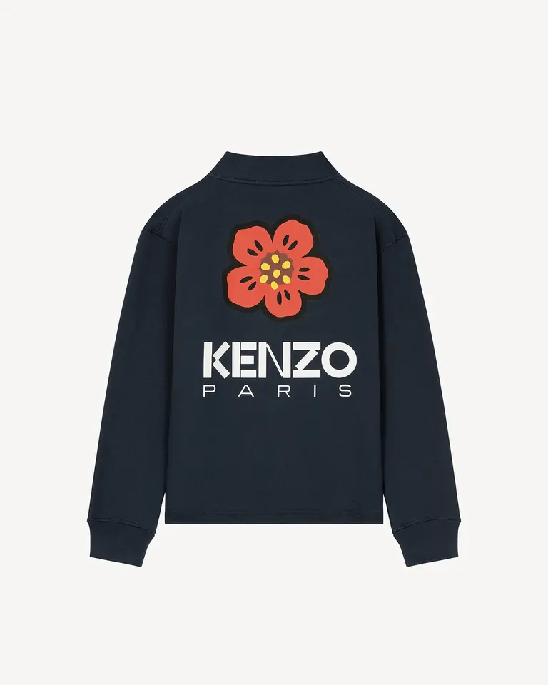 Cardigan in felpa FD55SW4464ME 77 KENZO Midnight 