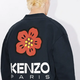 Cardigan in felpa FD55SW4464ME 77 KENZO Midnight 
