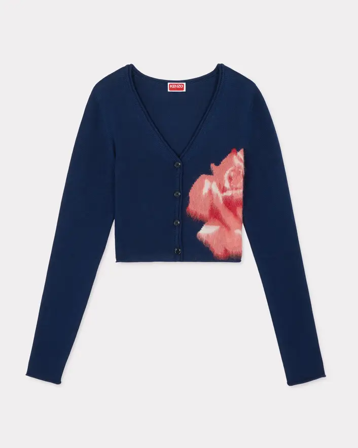 Cardigan stampato FE52CA4573BM 77 KENZO Midnight 