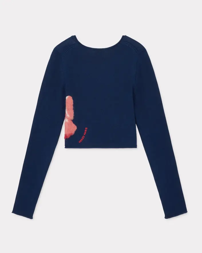 Cardigan stampato FE52CA4573BM 77 KENZO Midnight 