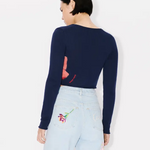 Cardigan stampato FE52CA4573BM 77 KENZO Midnight 