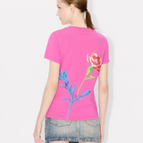 T-Shirt manica corta FE52TS1044SO 26 KENZO Fucsia 