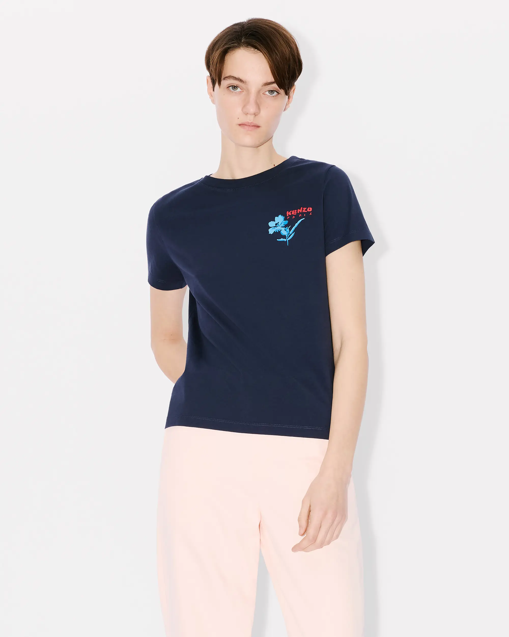 T-Shirt manica corta FE52TS1044SO 77 KENZO Blue 