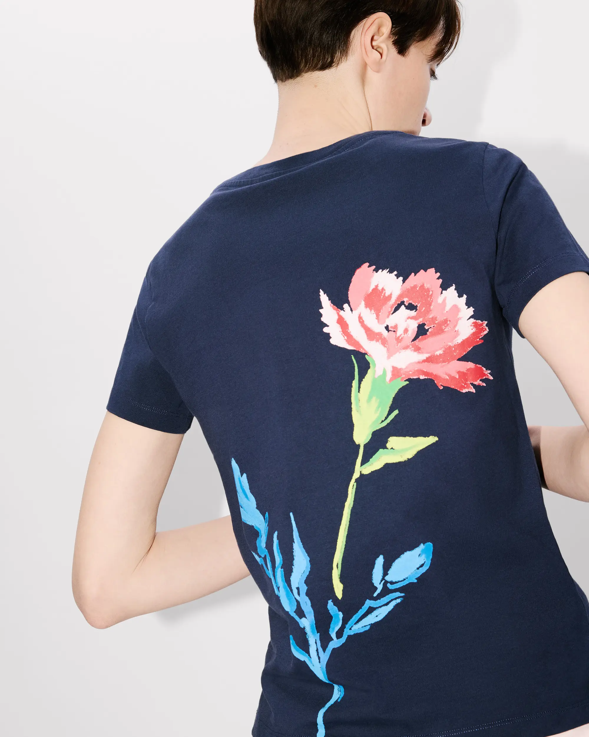T-Shirt manica corta FE52TS1044SO 77 KENZO Blue 