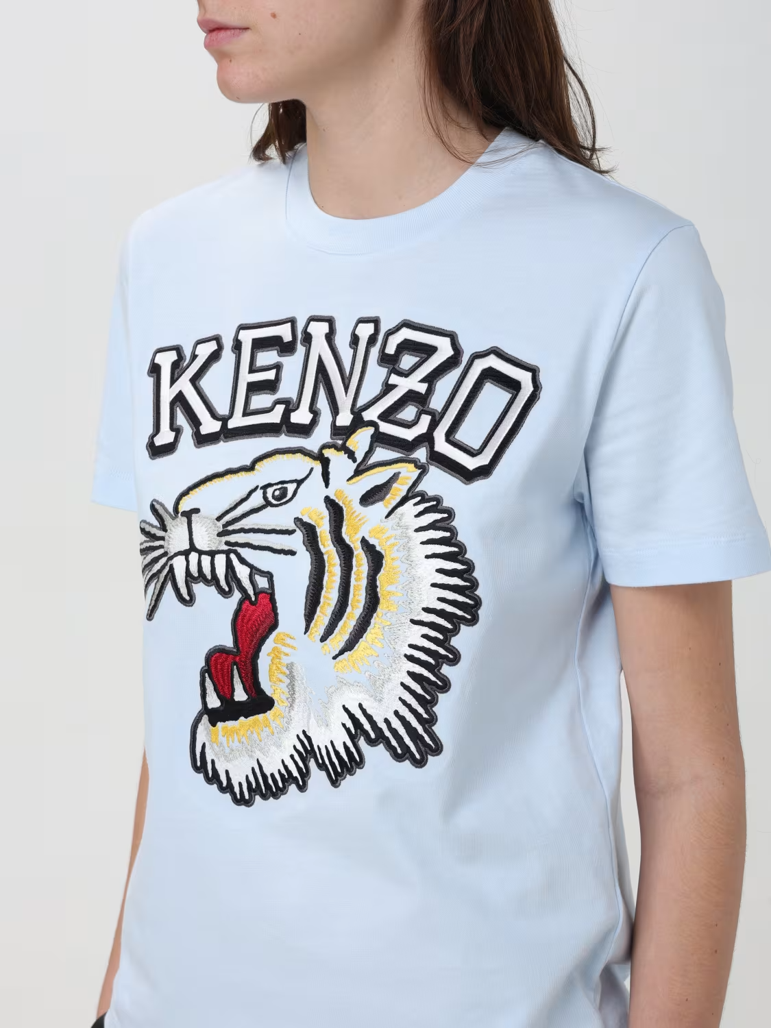 T-Shirt manica corta FE52TS1164SG 63 KENZO Light blue 