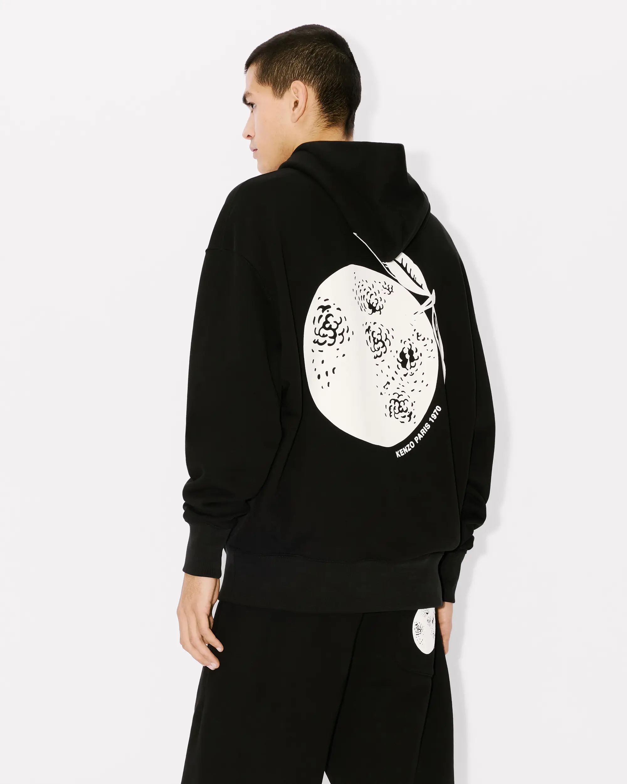 Felpa cappuccio FE55SW1794MG 99J KENZO Black 