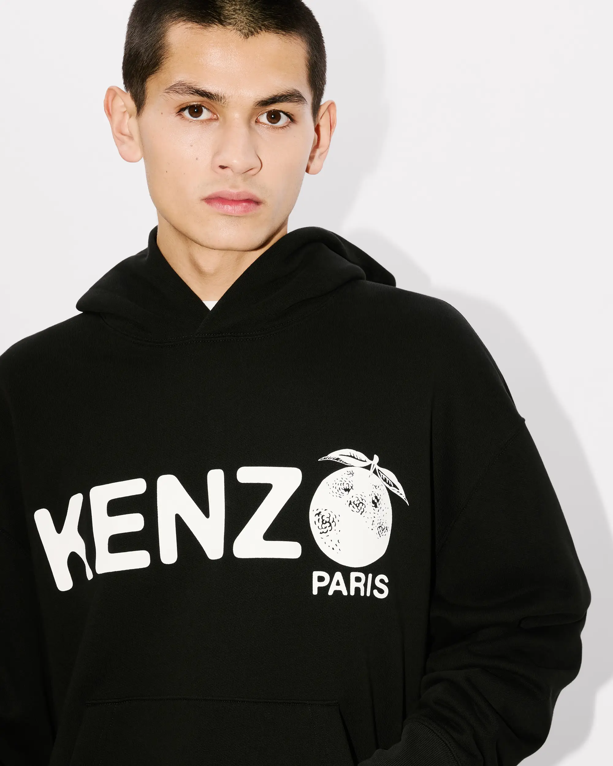Felpa cappuccio FE55SW1794MG 99J KENZO Black 