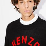 Maglia in cotone FE58PU0143LD 99J KENZO Black 