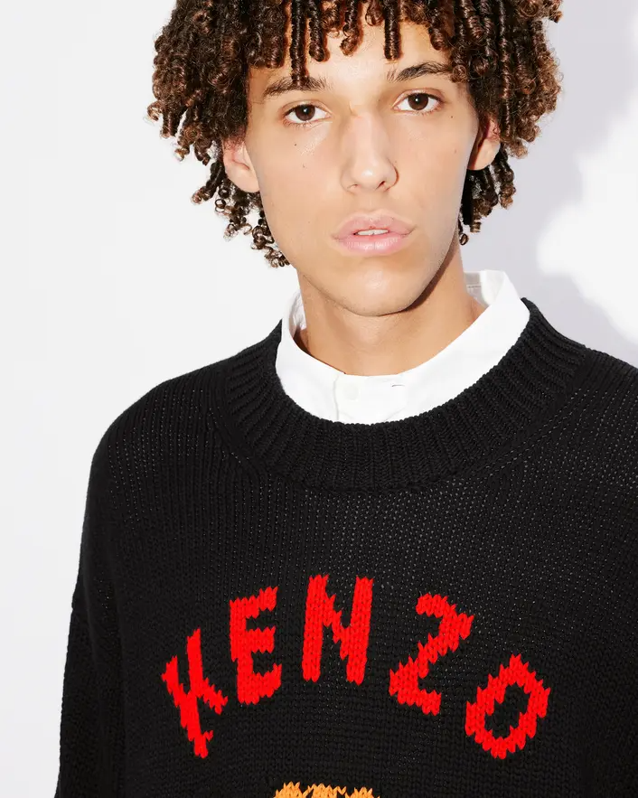 Maglia in cotone FE58PU0143LD 99J KENZO Black 