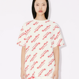 T-Shirt manica corta FE58TS0044SY 02 KENZO Blanc casse 