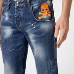 Jeans stone washed MDT3678 PDE004N 08DN PHILIPP PLEIN Clockwork orange 