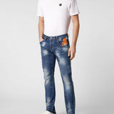 Jeans stone washed MDT3678 PDE004N 08DN PHILIPP PLEIN Clockwork orange 