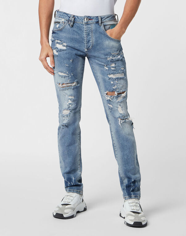 Jeans stone washed MDT3678 PDE004N 29MI PHILIPP PLEIN Fresh air 