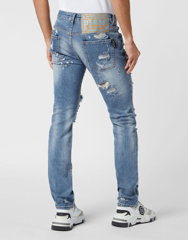 Jeans stone washed MDT3678 PDE004N 29MI PHILIPP PLEIN Fresh air 