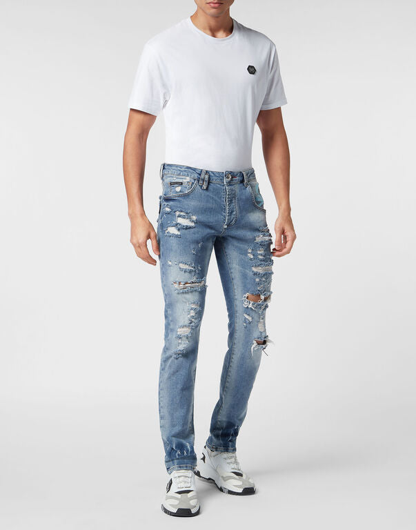 Jeans stone washed MDT3678 PDE004N 29MI PHILIPP PLEIN Fresh air 