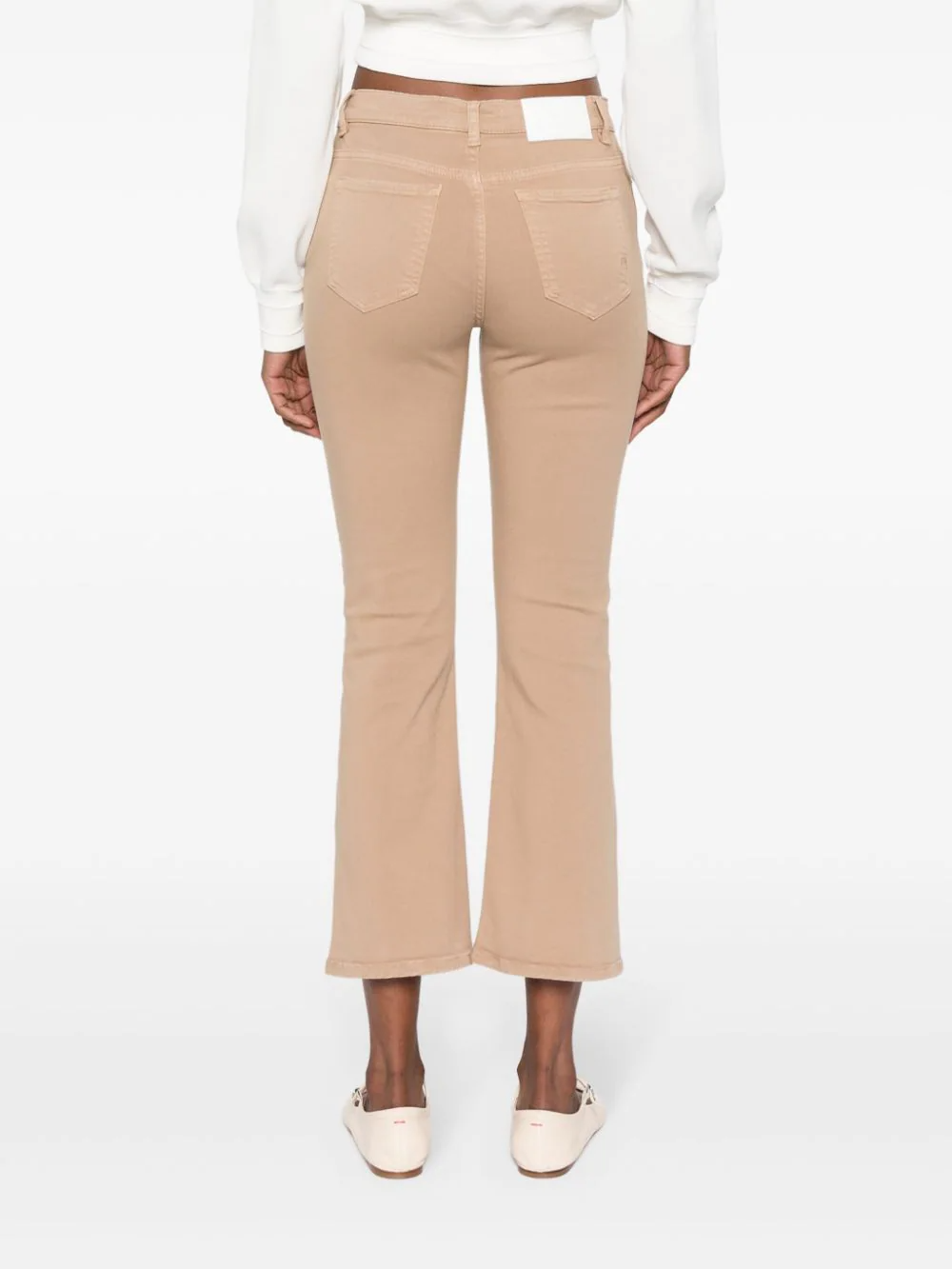 Pantaloni boot cut 100172A1JM D57 PINKO Beige 
