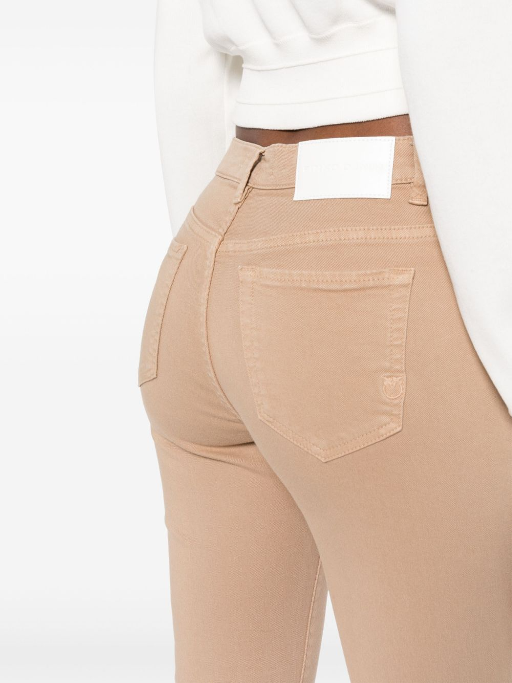 Pantaloni boot cut 100172A1JM D57 PINKO Beige 