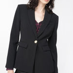 Blazer monopetto 100180A14I Z99 PINKO Black 