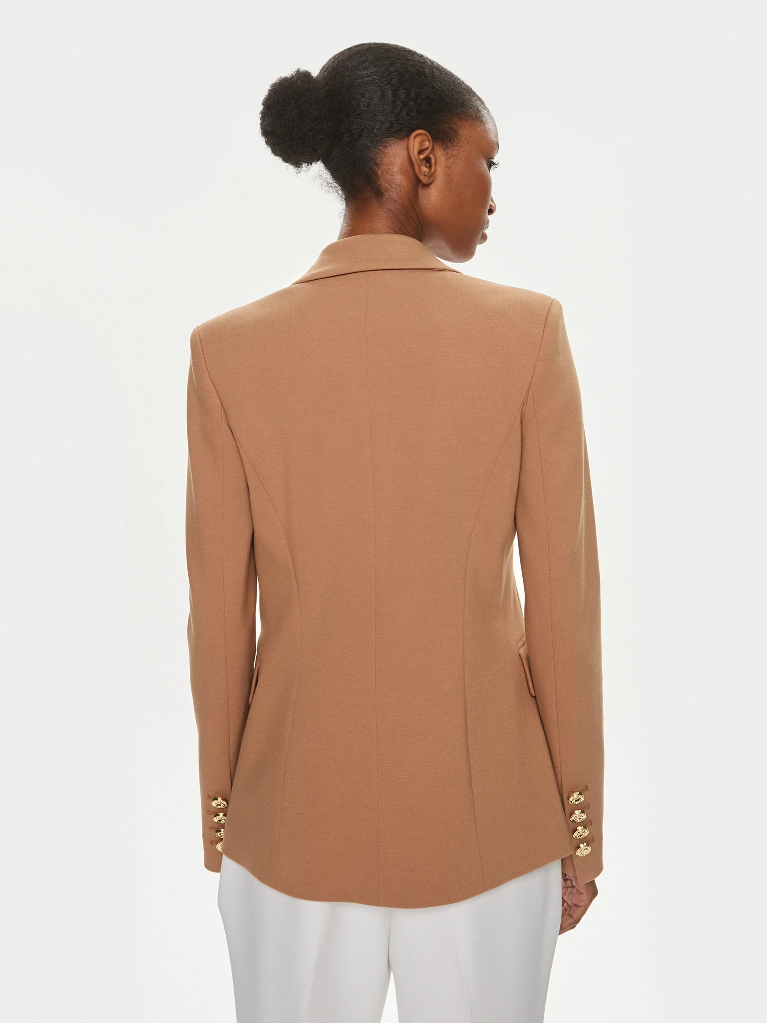 Blazer monopetto 100254A1L3 C95 PINKO Brown 