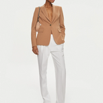 Blazer monopetto 100254A1L3 C95 PINKO Brown 