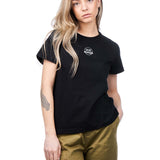 T-Shirt manica corta con logo 100355A0KO Z99 PINKO Black 