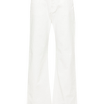 Pantalone in bull di cotone 101733A1RA Z14 PINKO Bianco 