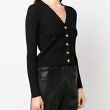 Cardigan in maglia 102018A1KW Z99 PINKO Black 
