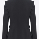 Blazer doppiopetto bottoni in metallo 102859A14I Z99 PINKO Black 