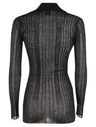 Cardigan in filo di cotone 102980A1ND Z99 PINKO Black 