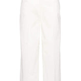 Pantalone cropped 103227A0IM Z07 PINKO White 