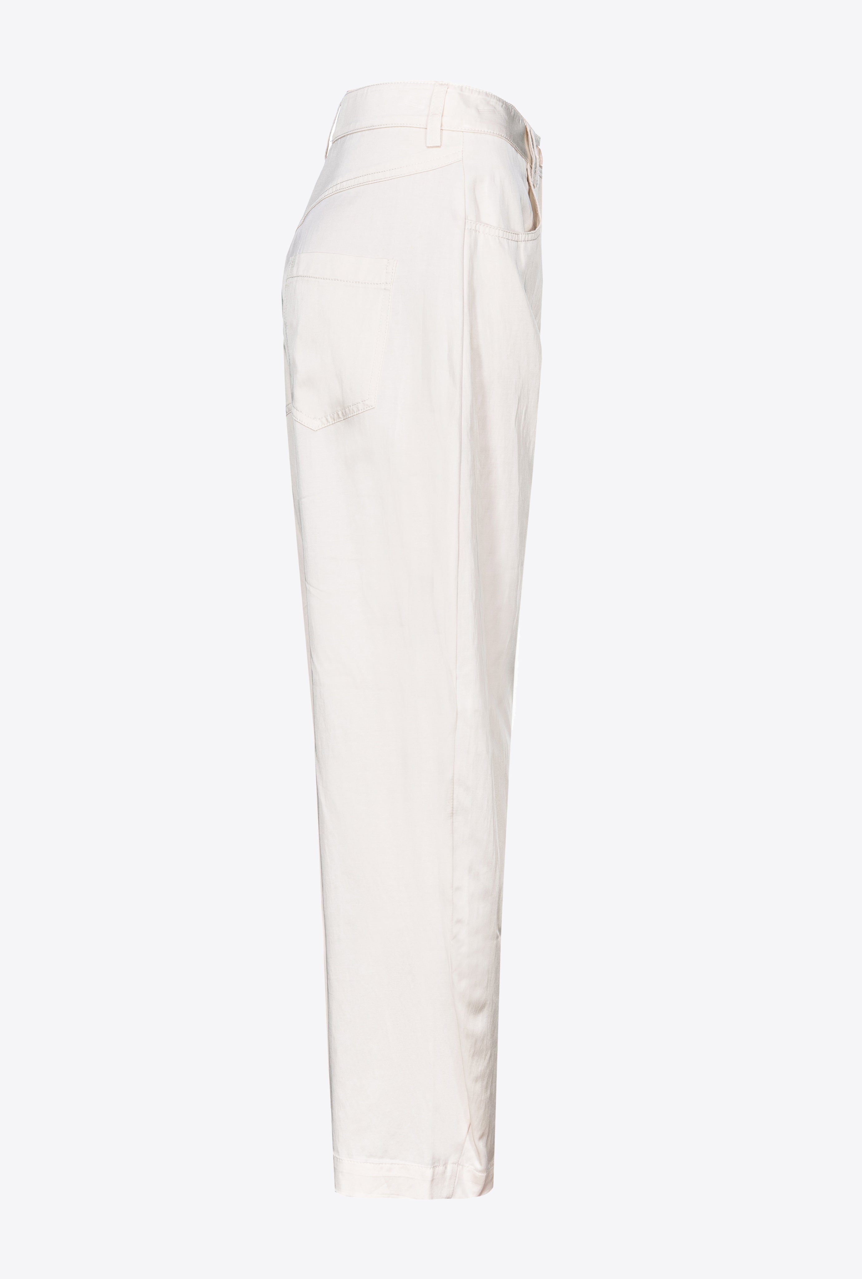 Pantaloni vestibilità comoda 103350A1U1 P97 PINKO Rosa 