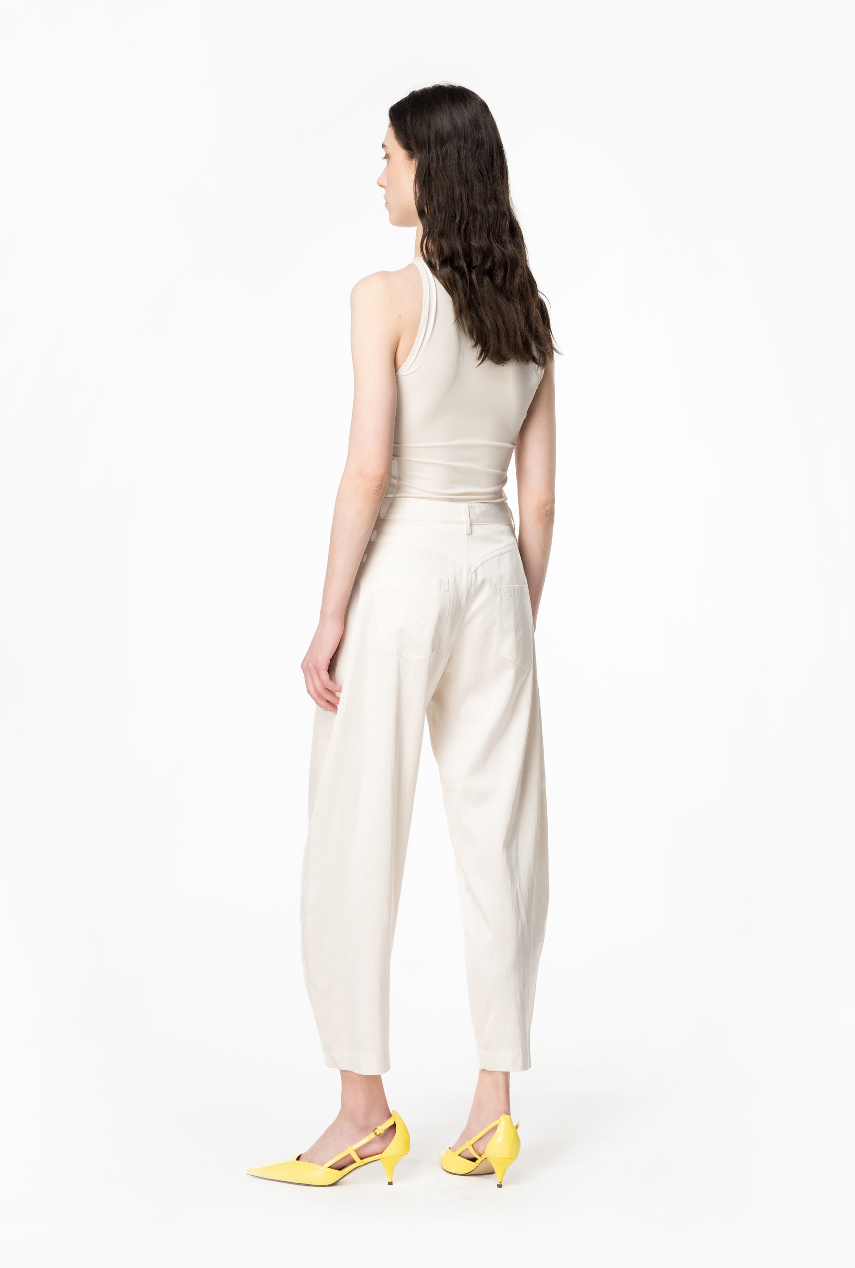 Pantaloni vestibilità comoda 103350A1U1 P97 PINKO Rosa 