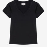 T-Shirt scollo a V RND90049 CB55 C0020 ROY ROGER'S Black 