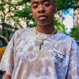 T-Shirt manica corta tye dye RDV004 CG89 0110 C0160 ROY ROGER'S X DAVE'S NEW YORK Grey/beige 