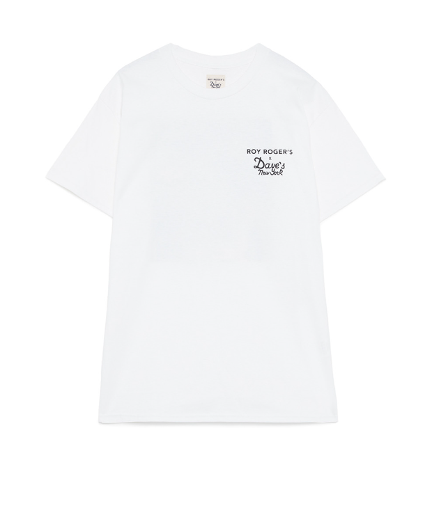 T-Shirt manica corta con stampa RDV006 CG86 C0069 ROY ROGER'S X DAVE'S NEW YORK White 