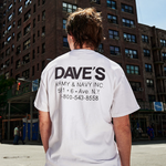 T-Shirt manica corta con stampa RDV006 CG86 C0069 ROY ROGER'S X DAVE'S NEW YORK White 