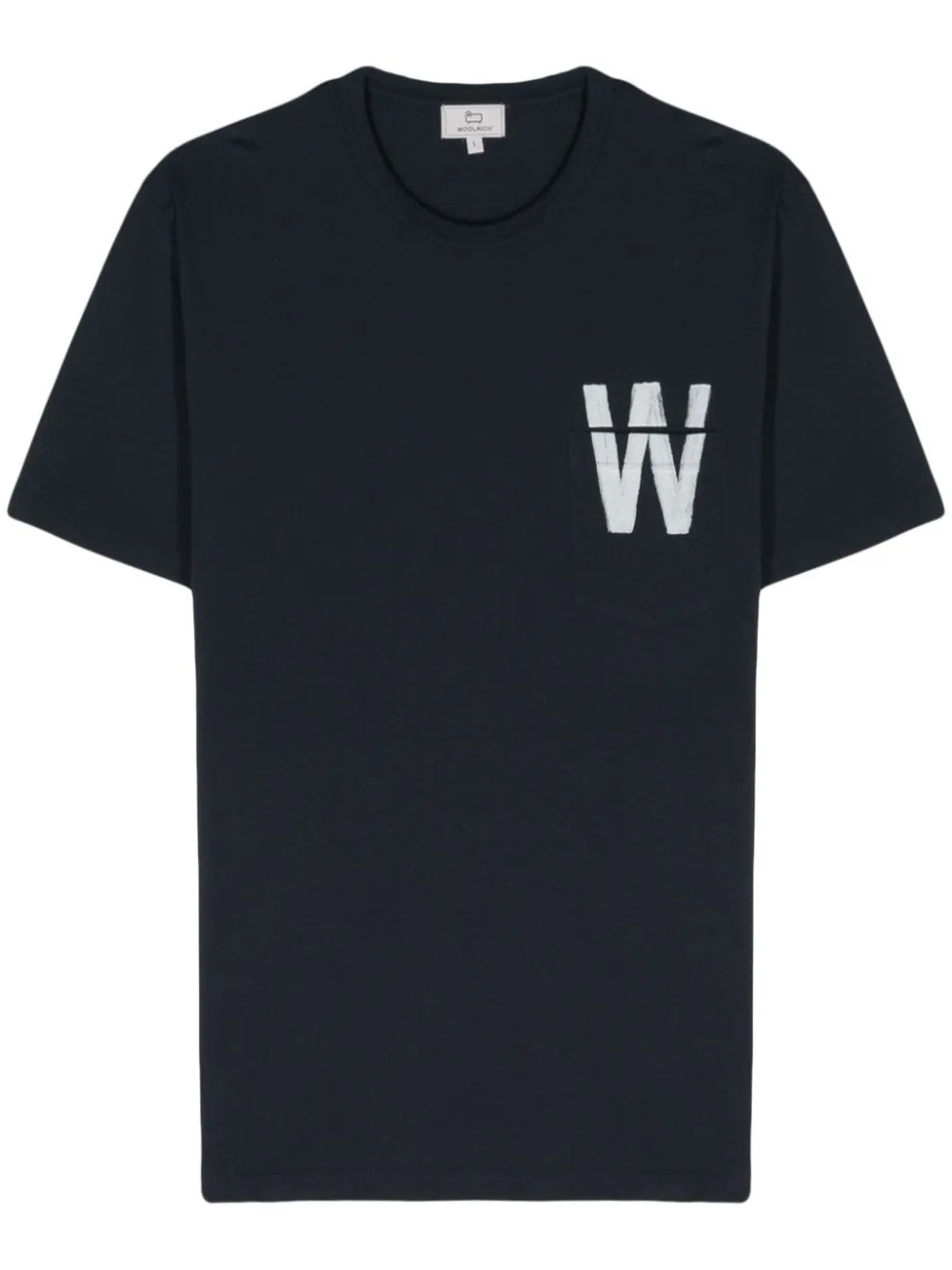 T-Shirt manica corta CFWOTE0122MRUT2926 3989 WOOLRICH Melton blue 