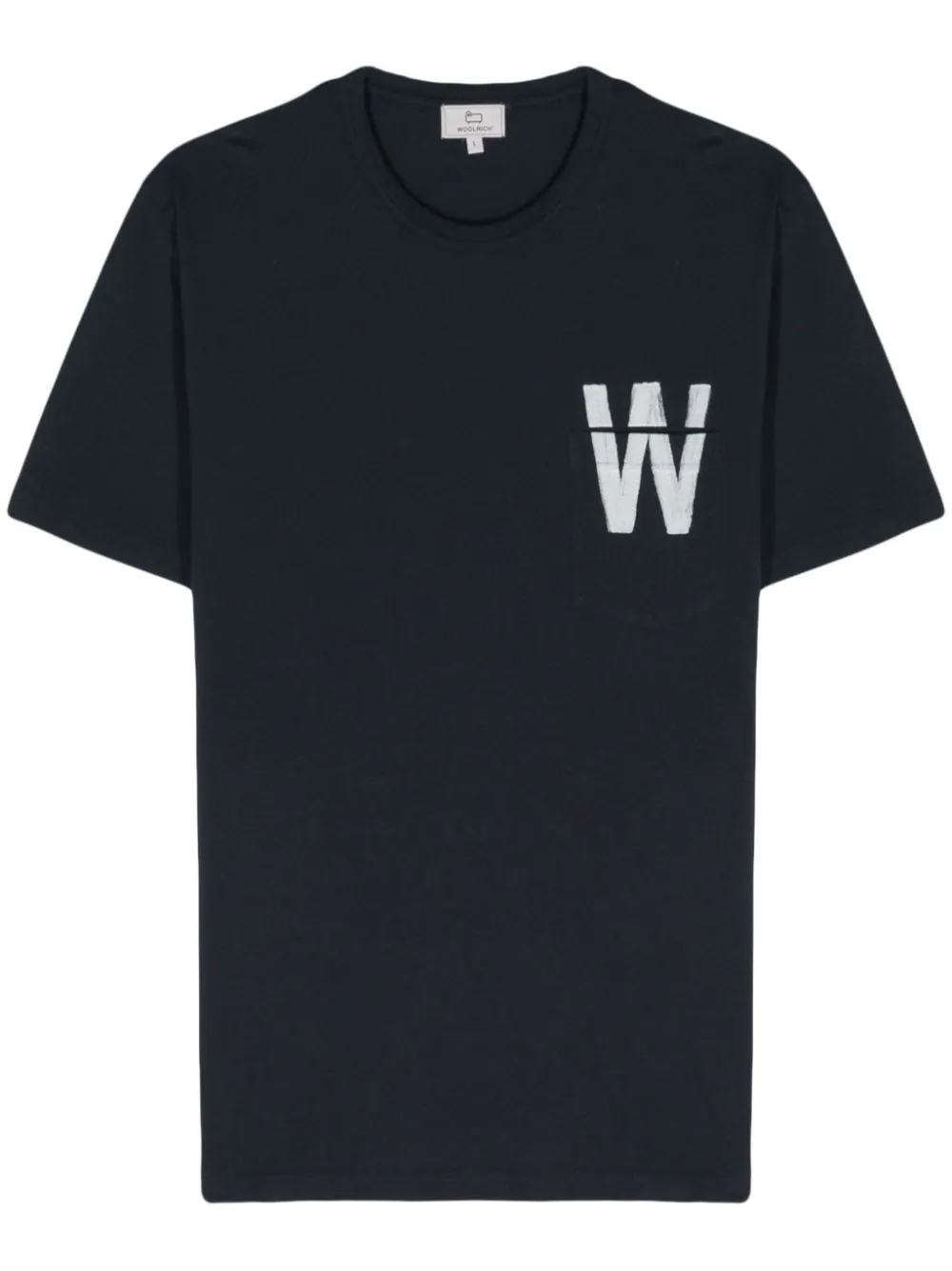 T-Shirt manica corta CFWOTE0122MRUT2926 3989 WOOLRICH Melton blue 