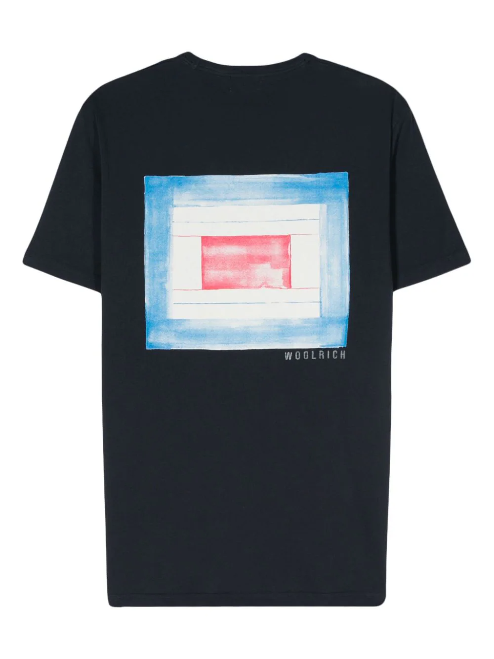 T-Shirt manica corta CFWOTE0122MRUT2926 3989 WOOLRICH Melton blue 